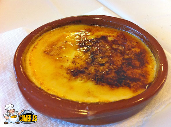 comer crema catala en valencia restaurante